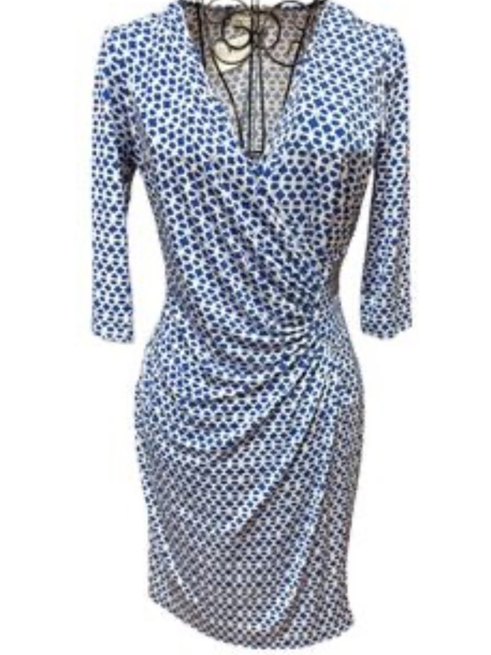 Laundry by Design Faux Wrap v-Neck Dress